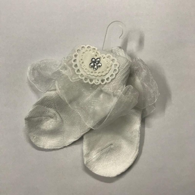 Baby Frilly Socks for Girl - Multicolour for New Born to 12 Months Babies view 2