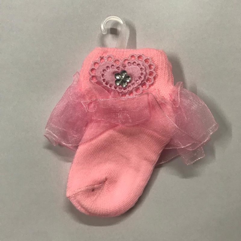 Baby Frilly Socks for Girl - Multicolour for New Born to 12 Months Babies view 4