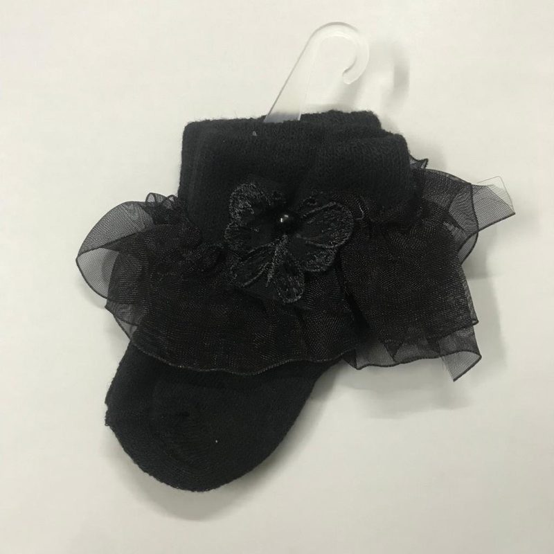 Baby Frilly Socks for Girl - Multicolour for New Born to 12 Months Babies view 5