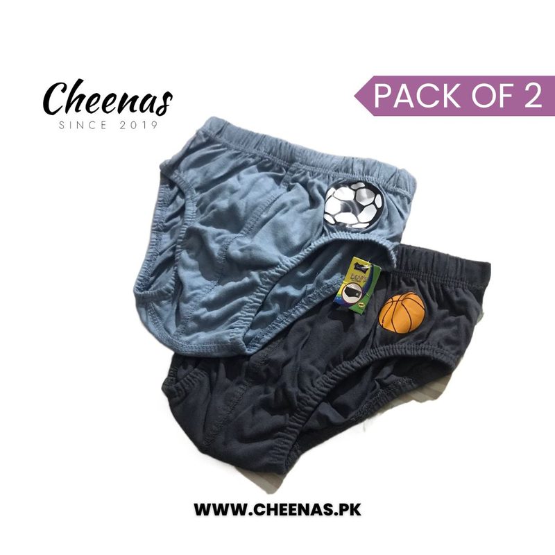 Cheenas: Pack of 2 Knitline Boys’ Briefs - 100% Cotton, Comfortable & Durable Kids’ Underwear (Sizes S to XL) Cheenas: Pack of 2 Knitline Boys’ Briefs - 100% Cotton, Comfortable & Durable Kids’ Underwear (Sizes S to XL)