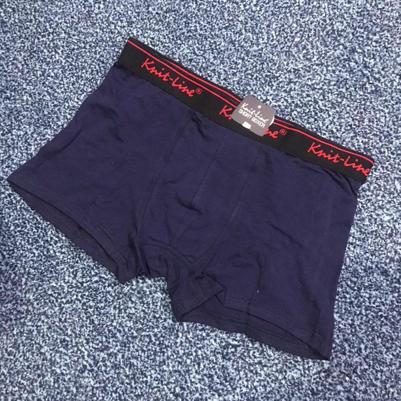 Knitline Short Trunk Boxer for Men - Pack of 1 High Quality Cotton Knitted Men's Boxers view 4