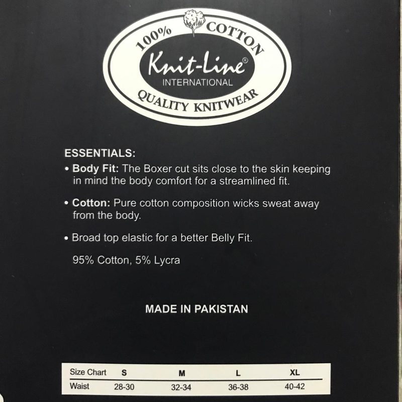 Knitline Short Trunk Boxer for Men - Pack of 1 High Quality Cotton Knitted Men's Boxers view 5