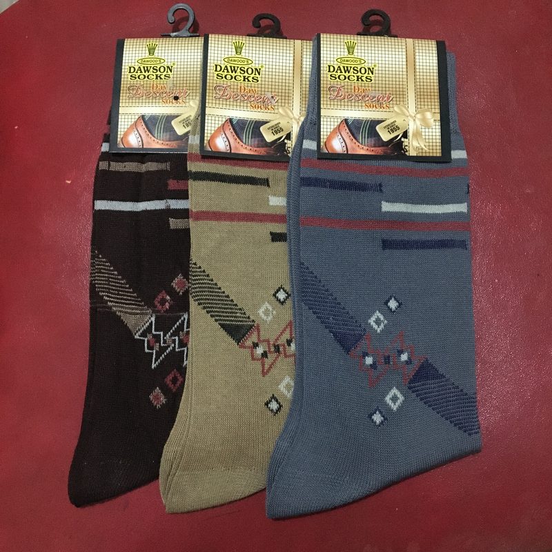 Pack of 3 Original Dawson Socks for Men - Cotton Fabric - Multicolour - Decent Design for Office / Formal / Casual / Business Wear view 2