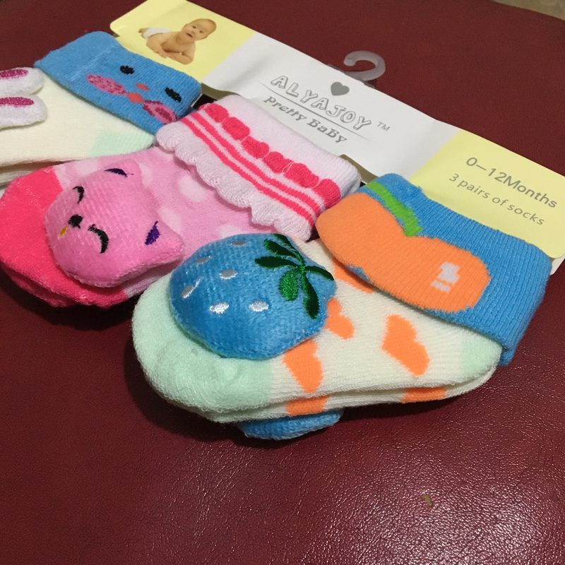 Pack of 3 Socks for Baby Boy - Cotton - Multicolour for New Born to 12 Months Babies view 5