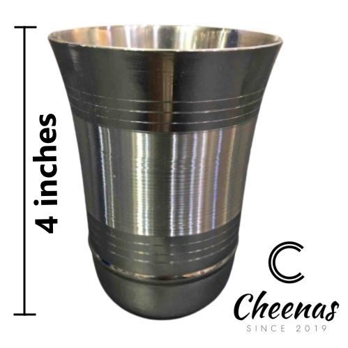Stainless Steel Glassware - Medium Size - Elegant Design - Durable Steel view 2