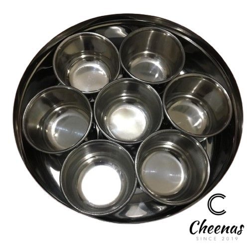 Stainless Steel Masala Box - 7 Pc Spice Box - Medium Size Jars — photo 5