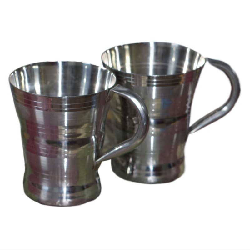 Stylish Stainless Steel Tea Coffee Cup Mug Rust Free Light Weight — photo 2