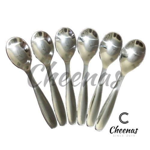 Versatile Stainless Steel Small Spoons Pack of 6